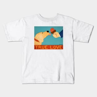 True Love - Stephen Huneck Funny Dog Kids T-Shirt